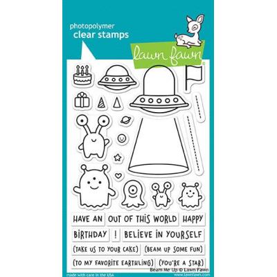 Lawn Fawn Clear Stamps - Beam Me Up